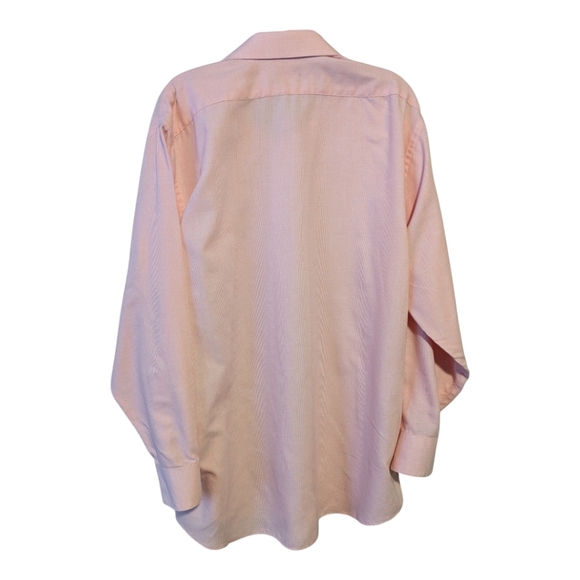 Van Heusen Originals Men's Shirt. Long Sleeve,Reg. fit. Orange.16-16.5. 32-33 LG - Picture 5 of 9